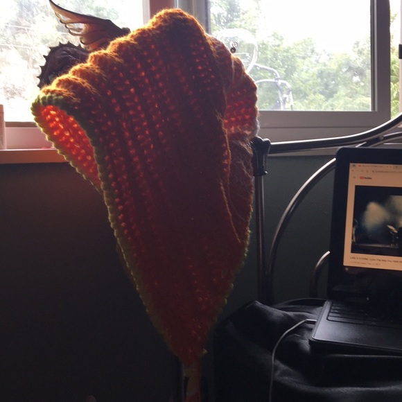 🤍🧡💛Handmade Crochet Candy Corn Hat🤍🧡💛 - Picture 5 of 11